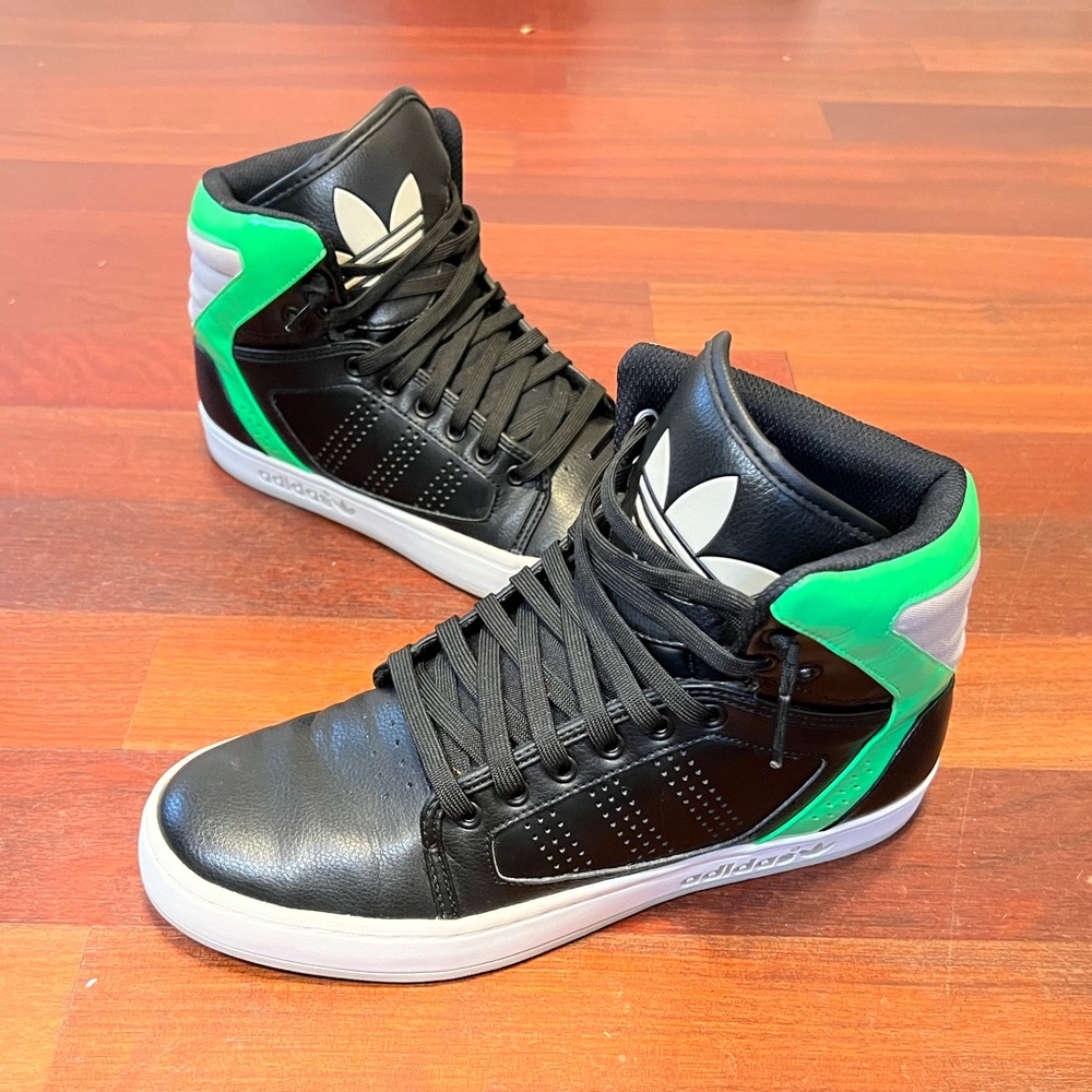 adidas Originals HIGH EXT High Top Q23055 Black & Green - Men’s 8, Women’s 9